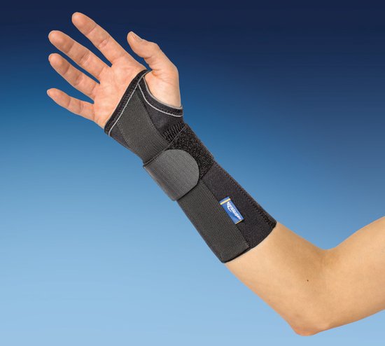 Foto: Mediroyal origo polsbrace maat polsomtrek xs 13 14 cm kant links lengte lang