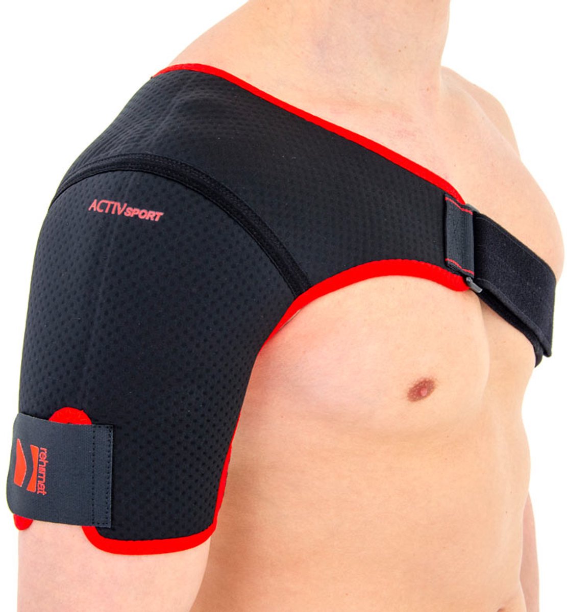 Reh4Sport - Lichtgewicht Schouderbrace - Maat (bovenarmomtrek): M: 28.5 - 31 cm