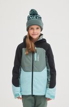 O'Neill Jas Girls DIAMOND JACKET Black Out Colour Block Wintersportjas 104 - Black Out Colour Block 55% Polyester, 45% Gerecycled Polyester (Repreve)