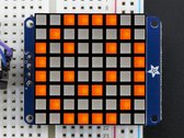 8x8 Ultra Bright Square Amber LED Matrix + Backpack Adafruit 1854