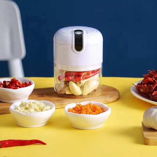 Coupe-oignon électrique - Coupe-légumes - Mini hachoir - Coupe-cuisine sans  fil 