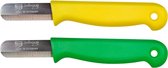 Couteaux by Solinger Veiligheidsschiller Set - 2 Stuks - Afgeronde Punt - Ideaal voor Groente en Fruit