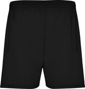 Zwarte heren sportbroek zonder binnenbroek en elastische band met koord model Calcio maat M