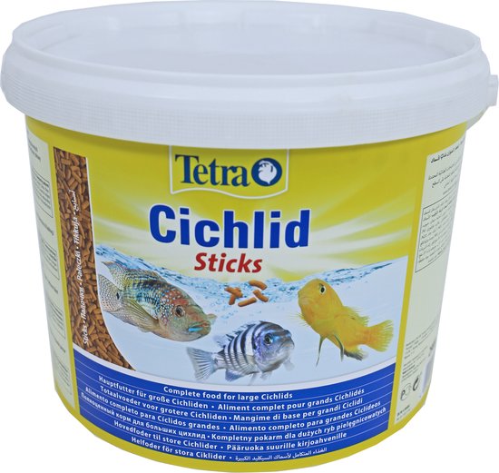 Tetra Fish Food Cichlid Sticks Seau - 10 L.