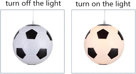 Voetbal Plafondlamp, Creatieve Voetbal Plafondlamp Moderne Led Verlichting, Kinderkamer Kroonluchter, Binnenverlichting, Slaapkamer Verlichting van Merlvida — afbeelding 4