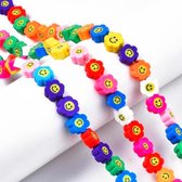 50 pcs Perles Bloem - 1 cm - Perles Figure - Perles Argile