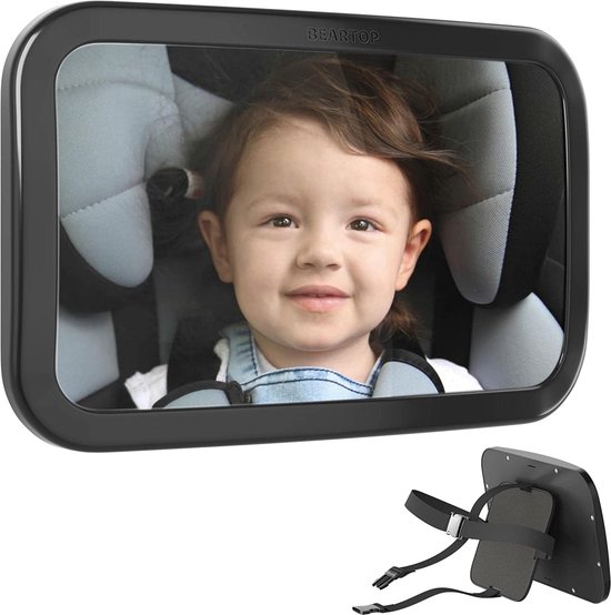 Miroir De Voiture Pour Bébé - Rétroviseur Grand Angle Pour La