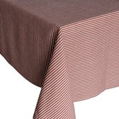 Laura Ashley Tafelkleed - Tafellaken - Pasen Tafelkleed - Kitchen Linen Collectables Oxblood - Rood streep - 140x240cm