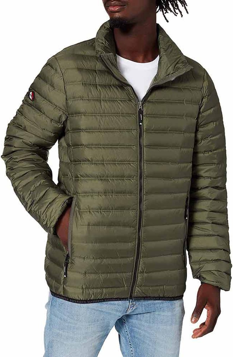 SUPERDRY Core Down Jas Mannen Groen