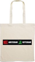 NEE Amsterdam JA Rotterdam | rotterdam | 010 | canvas | canvastas | Tas | Bedrukt