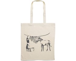 Zebra | Kunst | Kunstwerk | Design | canvas | canvastas | Tas | Bedrukt
