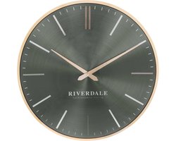Klok Riverdale Milena - Wandklok - 40cm - green - groen