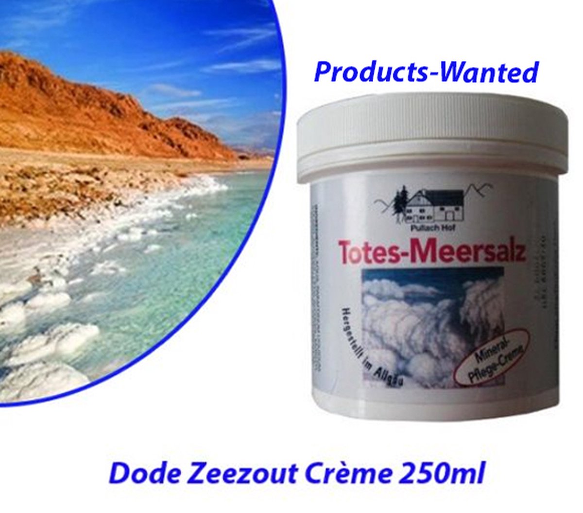 2-Potten Dode Zeezout Crème 250ml