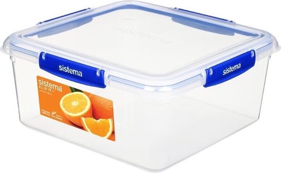 Sistema Klip It + boîte de rangement - carrée - 5,5L