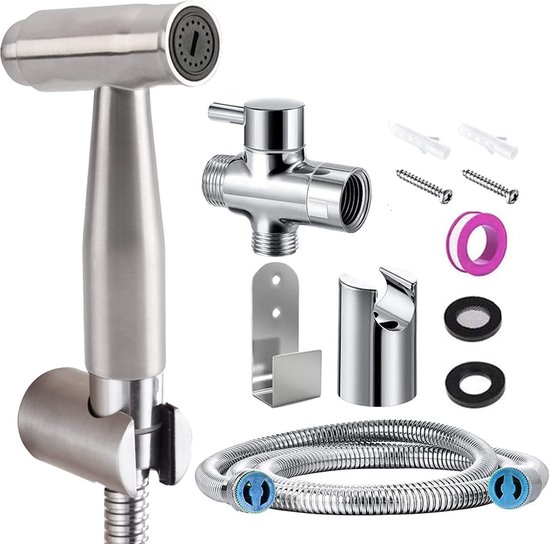 Zwarte Handheld Bidet Wc Spuit Abs Hygiëne Badkame... - Grandado