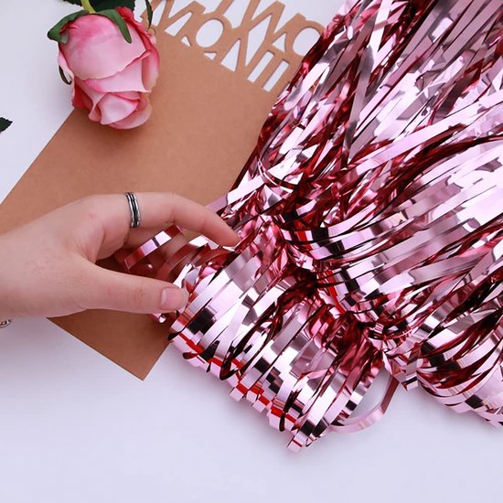 defacto® Door Curtain String Curtain 90x200 cm CHRISTALL PVC Curtain PVC Stripes Glitter Shine 100% Made in Italy
