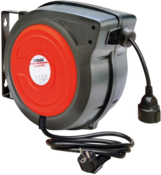 Enrouleur de câble RODAC RA8894 15 mètres 2,5 mm2
