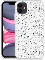 Geschikt voor Apple iPhone 11 Hoesje Terrazzo Look - Designed by Cazy