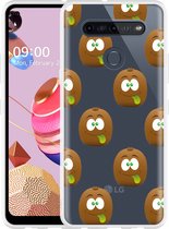 LG K51S Hoesje Crazy Kiwi - Designed by Cazy