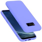 Cadorabo Hoesje voor Samsung Galaxy S8 in LIQUID LICHT PAARS - Beschermhoes gemaakt van flexibel TPU silicone Case Cover