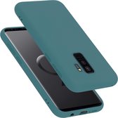 Cadorabo Hoesje geschikt voor Samsung Galaxy S9 PLUS in LIQUID GROEN - Beschermhoes gemaakt van flexibel TPU silicone Case Cover