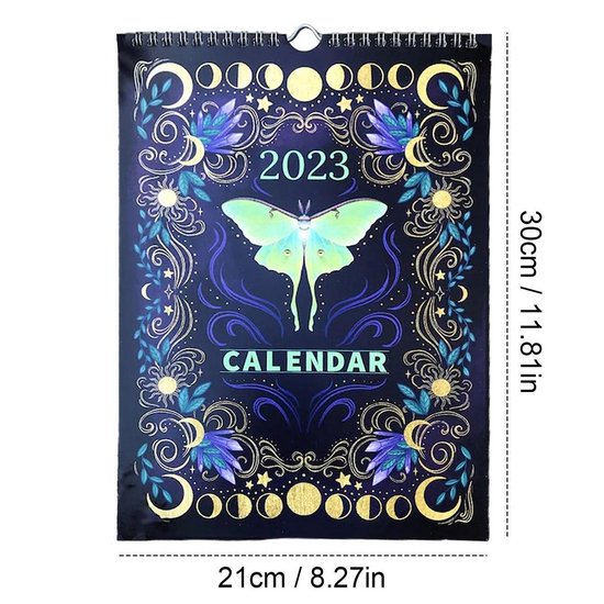2023 Lunar Moon Kalender - Kalender Met Thema Als 'Maan'  bol.com
