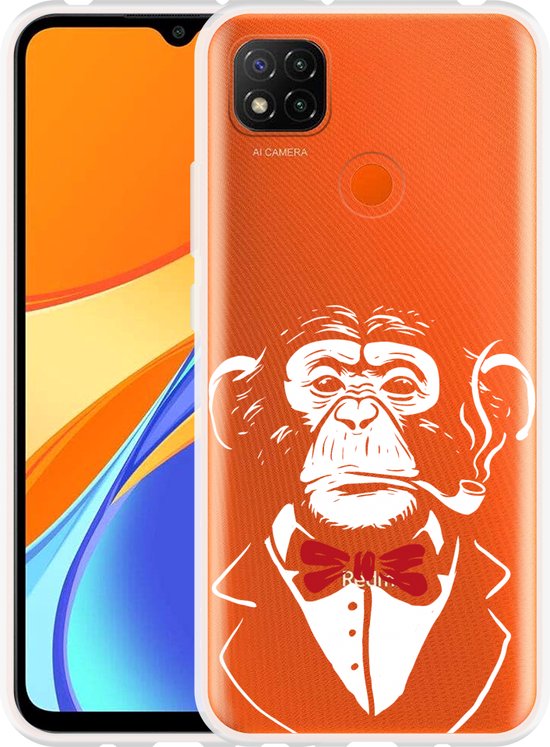 Smoking Redmi Xiaomi Redmi 9C Hoesje Chimp Smoking - Designed by Cazy | bol