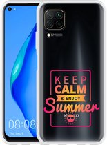 Huawei P40 Lite Hoesje Summer Time Designed by Cazy