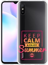 Xiaomi Redmi 9A Hoesje Summer Time - Designed by Cazy