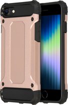 iMoshion Hoesje Geschikt voor iPhone SE (2022) / SE (2020) / 8 / 7 - iMoshion Rugged Xtreme Backcover - Rosé Goud