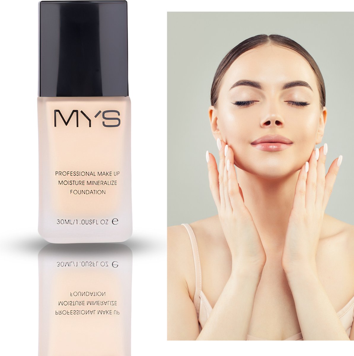 MYS Neutral light - Covercoco London® Flawless Foundation | Premium color changing foundation | Kleurveranderende Foundation voor elke kleur huid| Waterproof TLM|