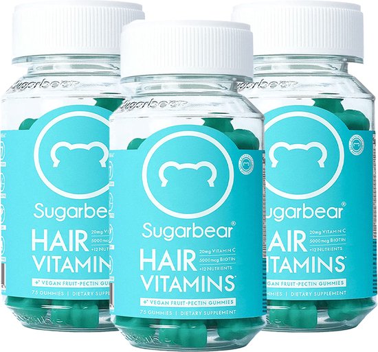 Sugar Bear Hair Vitamins - Multi pack - (3 stuks) | bol.com