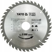 Lame de scie circulaire YATO Ø184 mm - 40 T - diamètre intérieur 30 mm