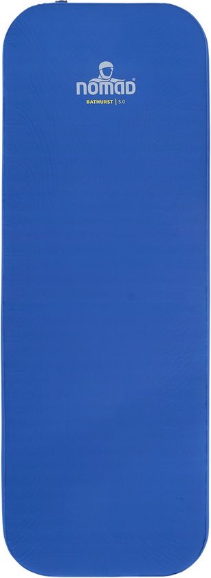 NOMAD Bathurst 5.0 Slaapmat | 198 x 68 | 5 cm dikte |Blauw | Zelfopblaasbaar | Comfort kamperen