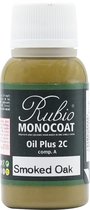 Rubio Monocoat Oil Plus 2C - Ecologische Houtolie in 1 Laag voor Binnenshuis - Smoked Oak, 20 ml