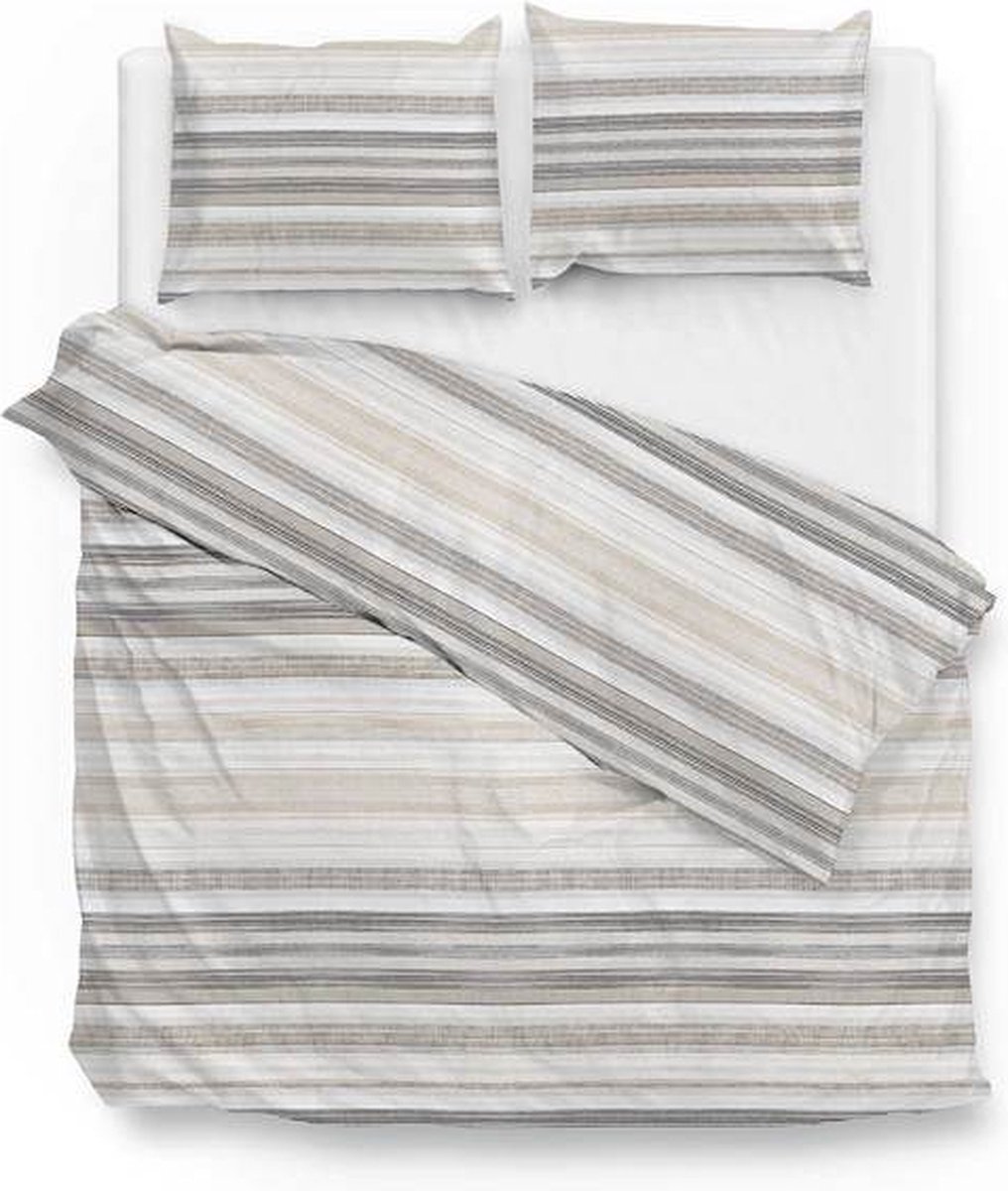 Zo!Home Paolina Dekbedovertrek - Extra breed - 260x200/220 cm - Taupe