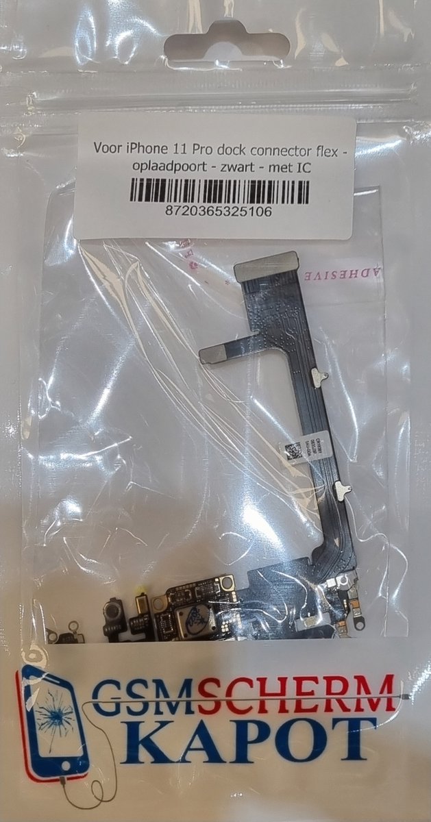 Connecteur De Charge IPhone X Noir - NKS Center