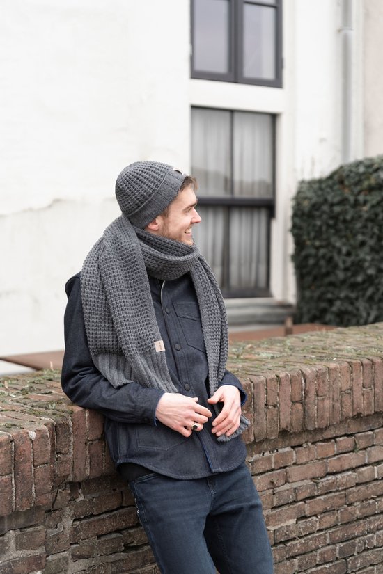 Knit Factory Robin Écharpe Tricotée Femme & Homme - Laura - 200x40 cm