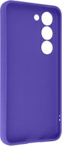 Coque Convient pour Samsung Galaxy S23 Silicone souple avec détails pointillés violets