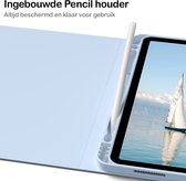 Mobiq - geschikt voor iPad Air (2022 / 2020) Hoes met Toetsenbord - lichtblauw