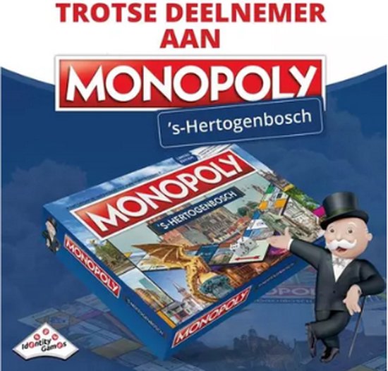 Thumbnail van een extra afbeelding van het spel MONOPOLY SPEL 'S-HERTOGENBOSCH - LIMITED EDITION