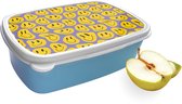 Boîte à pain Blauw avec Design Smileys
