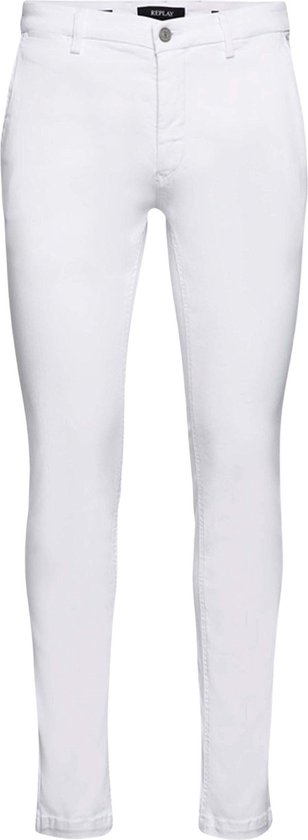 Replay Hommes Zeumar Chino Wit taille 31/32