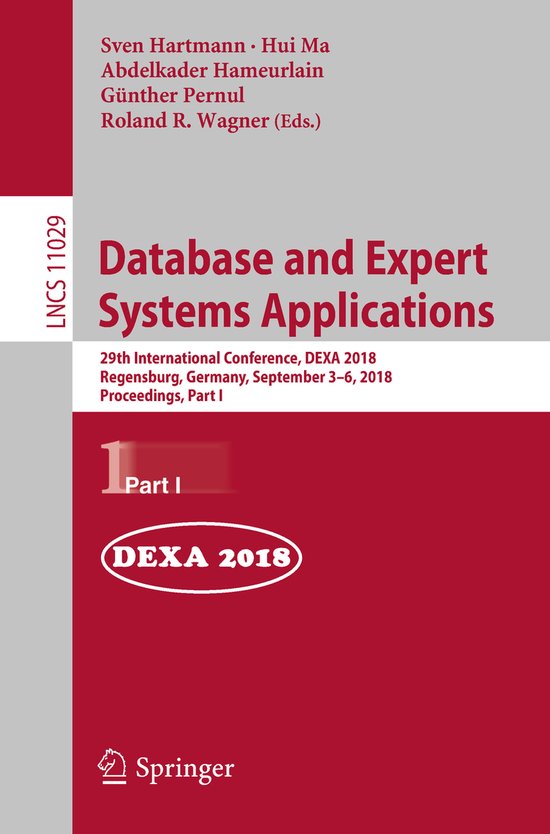 Lecture Notes in Computer Science11029- Database and Expert  ... - cover