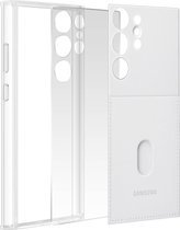 Origineel Samsung Galaxy S23 Ultra Hoesje Frame Case Transparant Wit