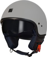 Guêpe Motocubo | casque jet avec visière | gris | taille M | cyclomoteur léger, scooter et moto