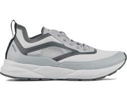 Woden Sneakers Dames - Lage sneakers / Damesschoenen - Leer - Stelle transparan - Grijs combi - Maat 37