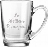 Theeglas gegraveerd - 32cl - Le Meilleur Beau-père