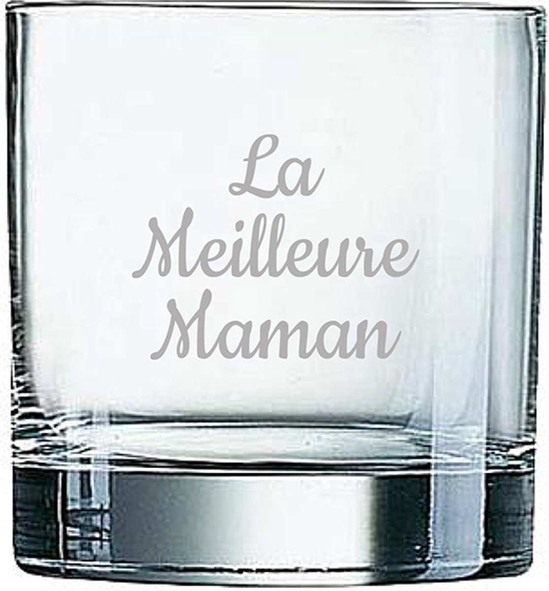 Whiskeyglas gegraveerd - 38cl - La Meilleure Maman