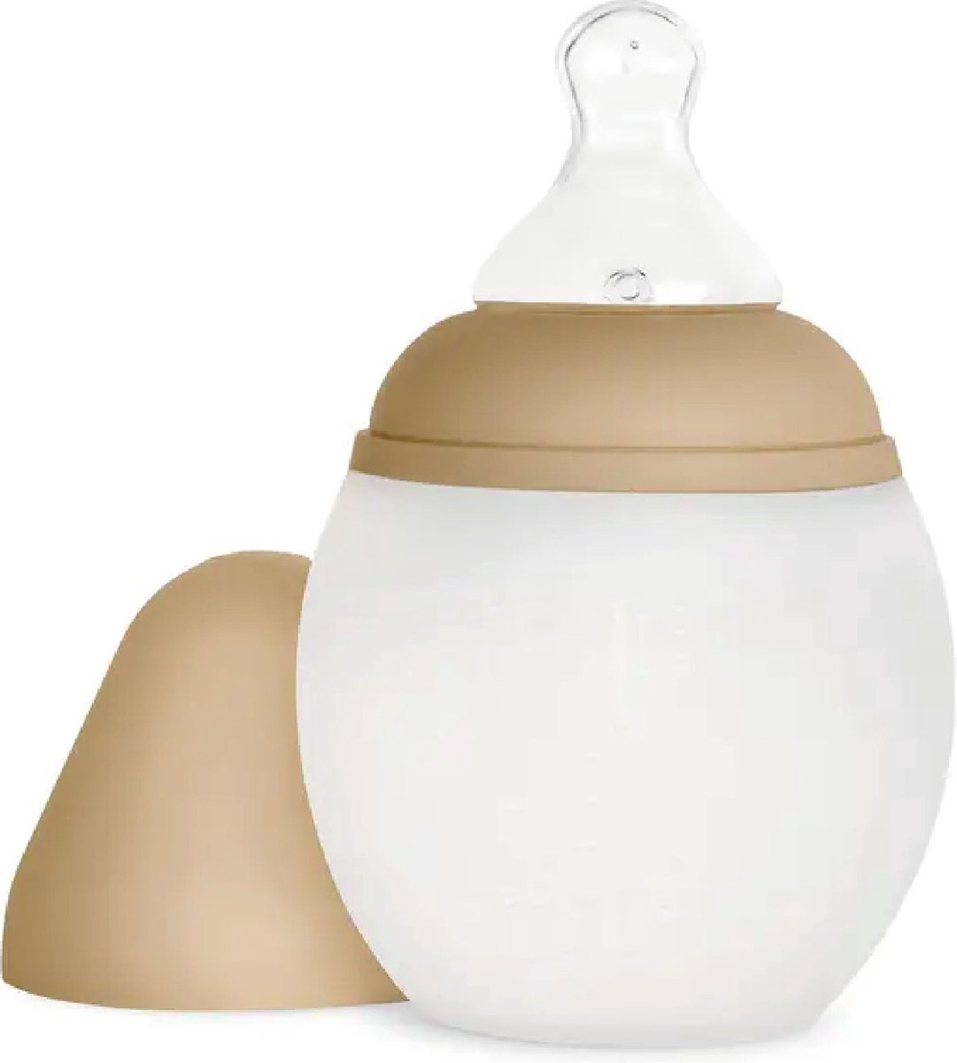 Bib rond babyfles- 240ml / bruin